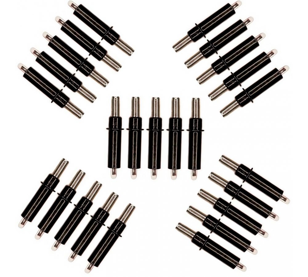 Cleco Skin Pins 5/32" 4,0mm Schwarz 25 Stück