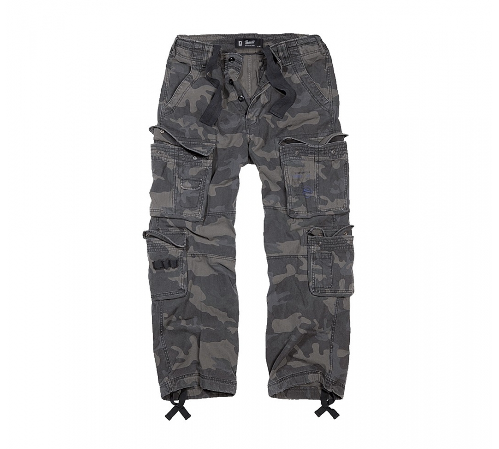 Saf Vintage Pantolon koyu kamuflaj