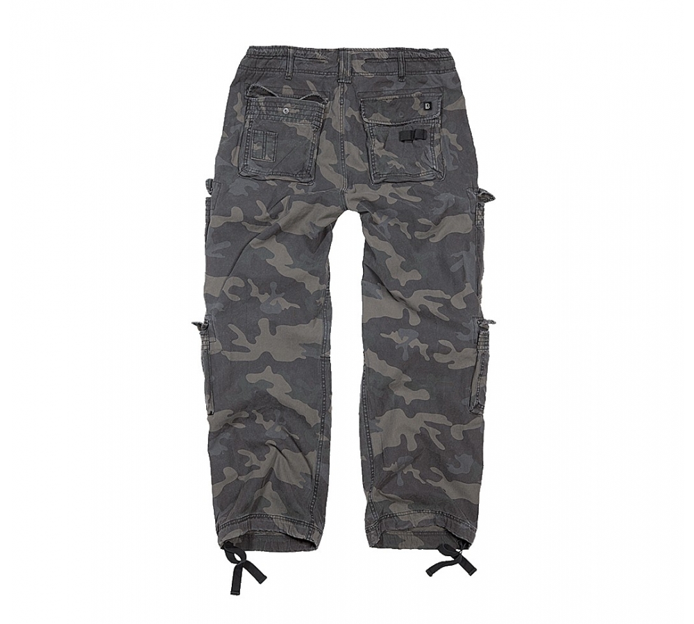 Saf Vintage Pantolon koyu kamuflaj