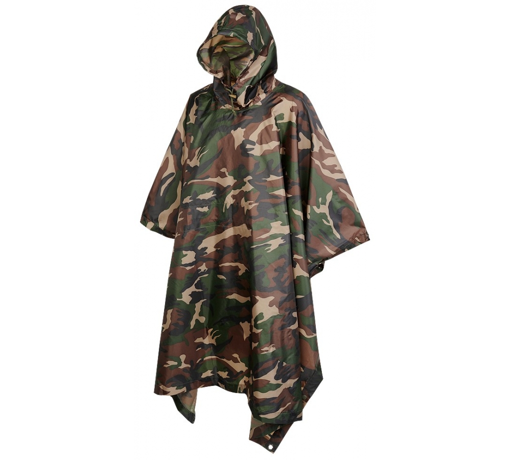 Ripstop Poncho woodland