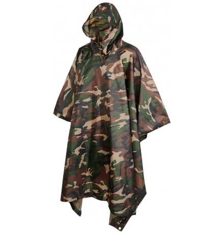 Ripstop Poncho woodland