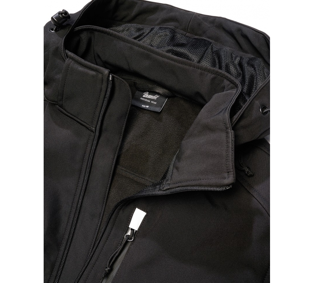 Softshelljacket Hurricane  schwarz