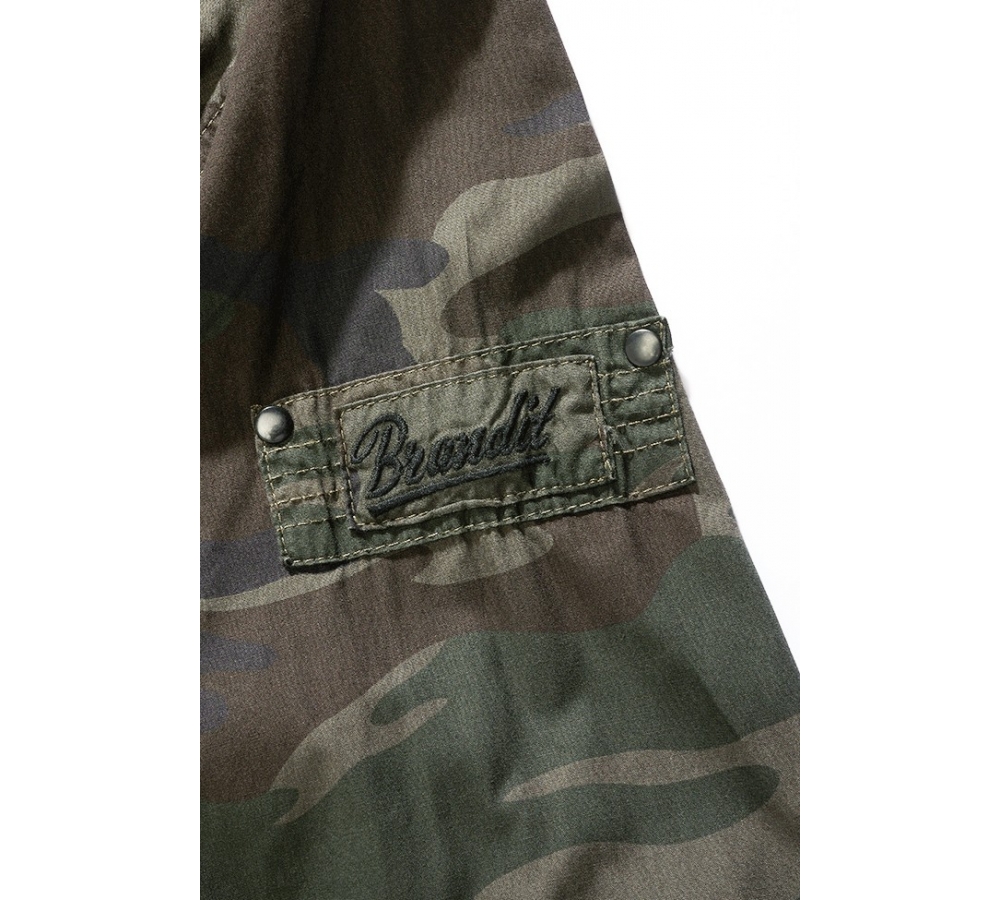 Camisa Slim Fit de Manga Larga woodland