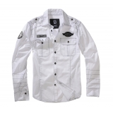 Luis Vintage Shirt Long Sleeve white