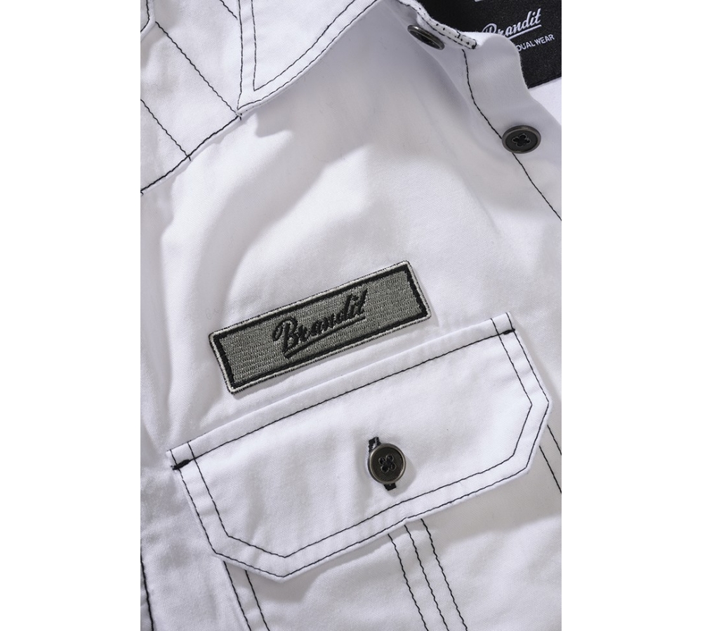 Luis Vintage Shirt Long Sleeve white