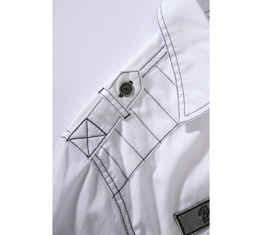 Luis Vintage Shirt Long Sleeve white