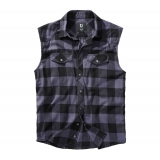Check Shirt Sleeveless black/grey