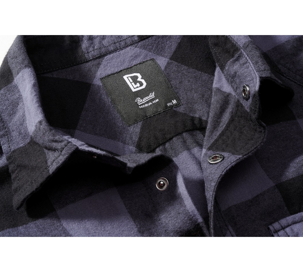 Check Shirt Sleeveless black/grey