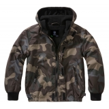 Kids Frontzip Windbreaker darkcamo