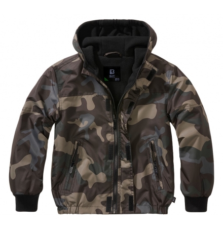 Kids Frontzip Windbreaker darkcamo