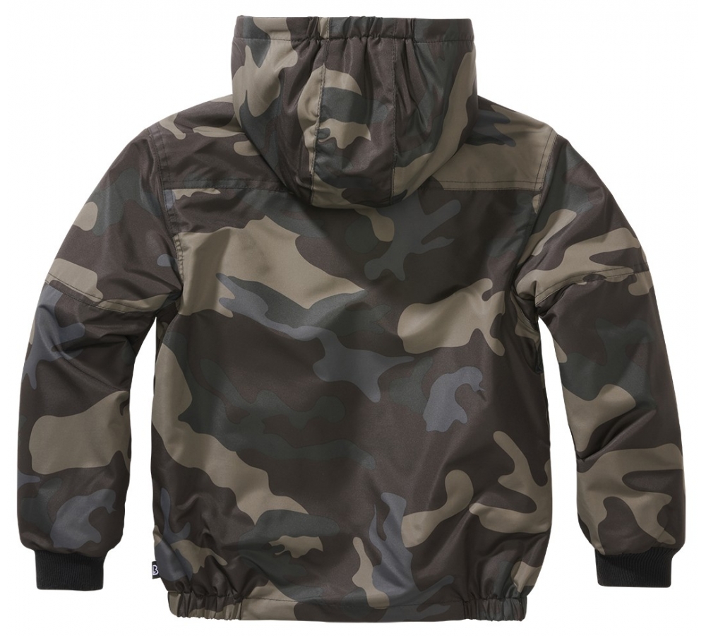 Kids Frontzip Windbreaker darkcamo