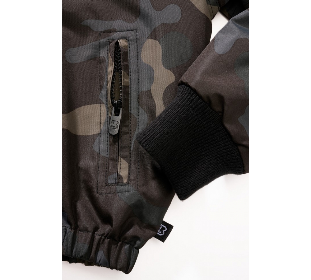 Kids Frontzip Windbreaker darkcamo