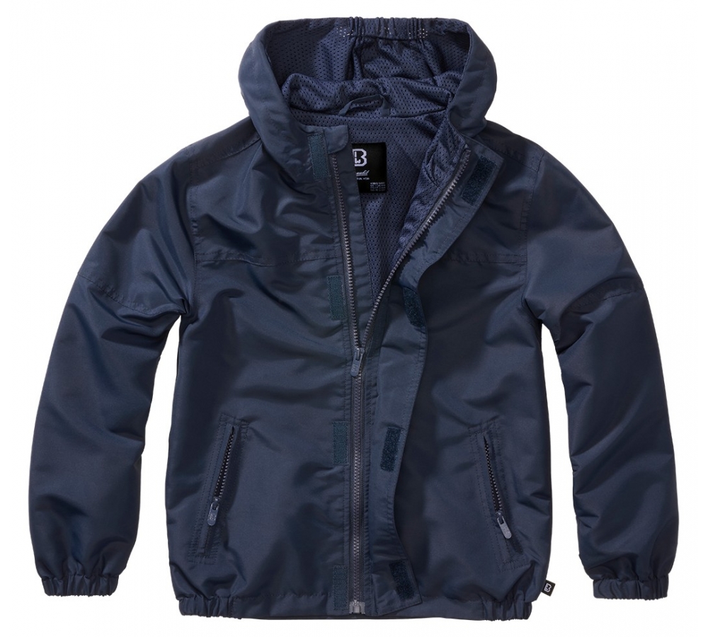 Coupe-vent Frontzip Été Enfant bleu marine