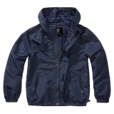 Coupe-vent Frontzip Été Enfant bleu marine
