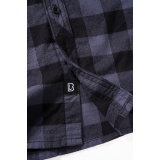 Kids Check Shirt Long Sleeve black/grey
