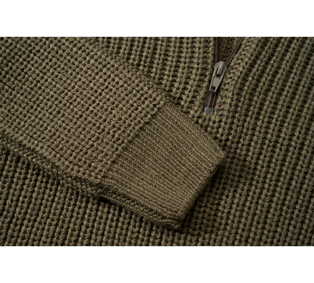 Kids Marine Pullover Troyer olive