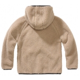 Kids Teddyfleece Jacket Hooded camel