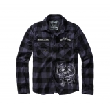 Motцrhead Check Shirt Long Sleeve black/grey