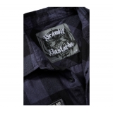 Motцrhead Check Shirt Long Sleeve black/grey
