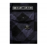 Motцrhead Check Shirt Long Sleeve black/grey