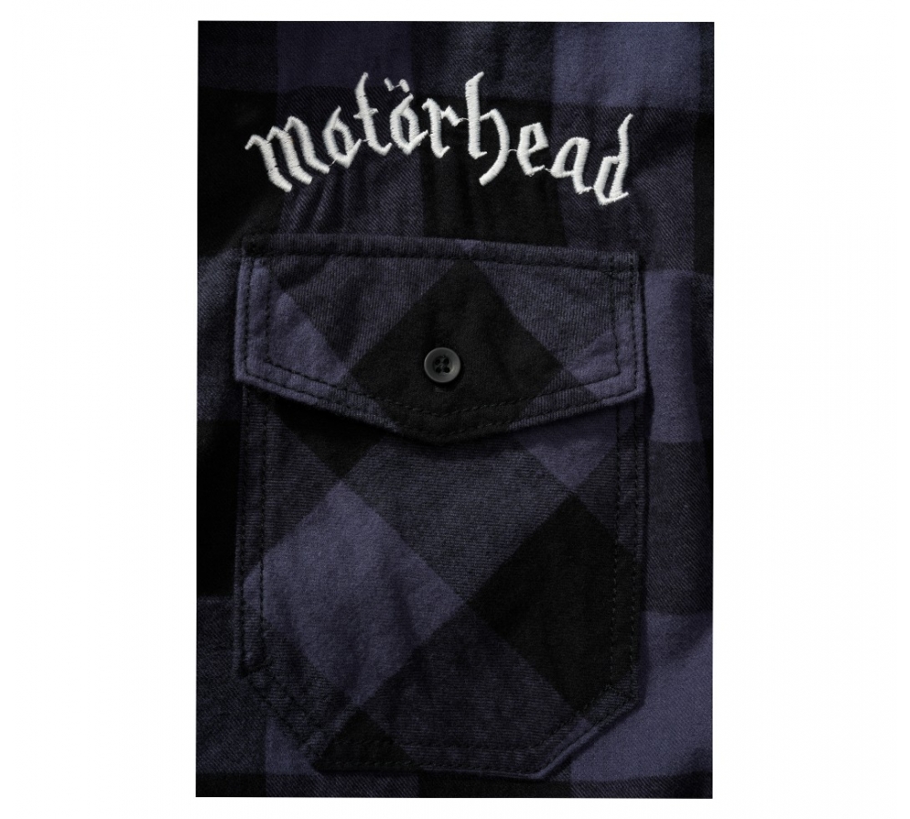 Motцrhead Check Shirt Long Sleeve black/grey
