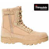 Tactical Boots Zipper camel