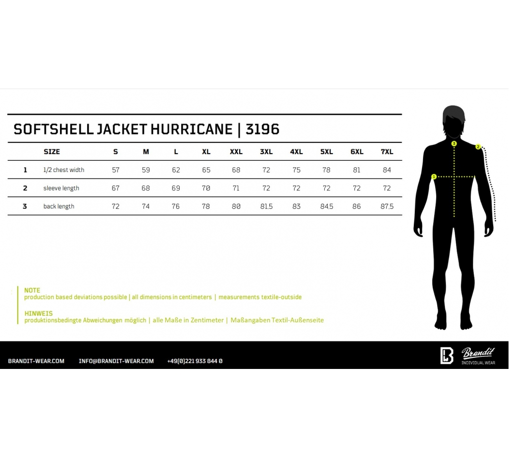 Softshelljacket Hurricane  schwarz