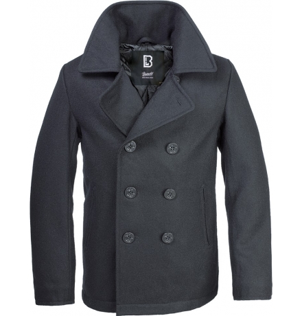 Chaqueta Pea Coat negro