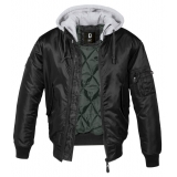 Chaqueta MA1 con Capucha de Sudadera