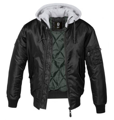 Chaqueta MA1 con Capucha de Sudadera
