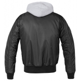 Chaqueta MA1 con Capucha de Sudadera