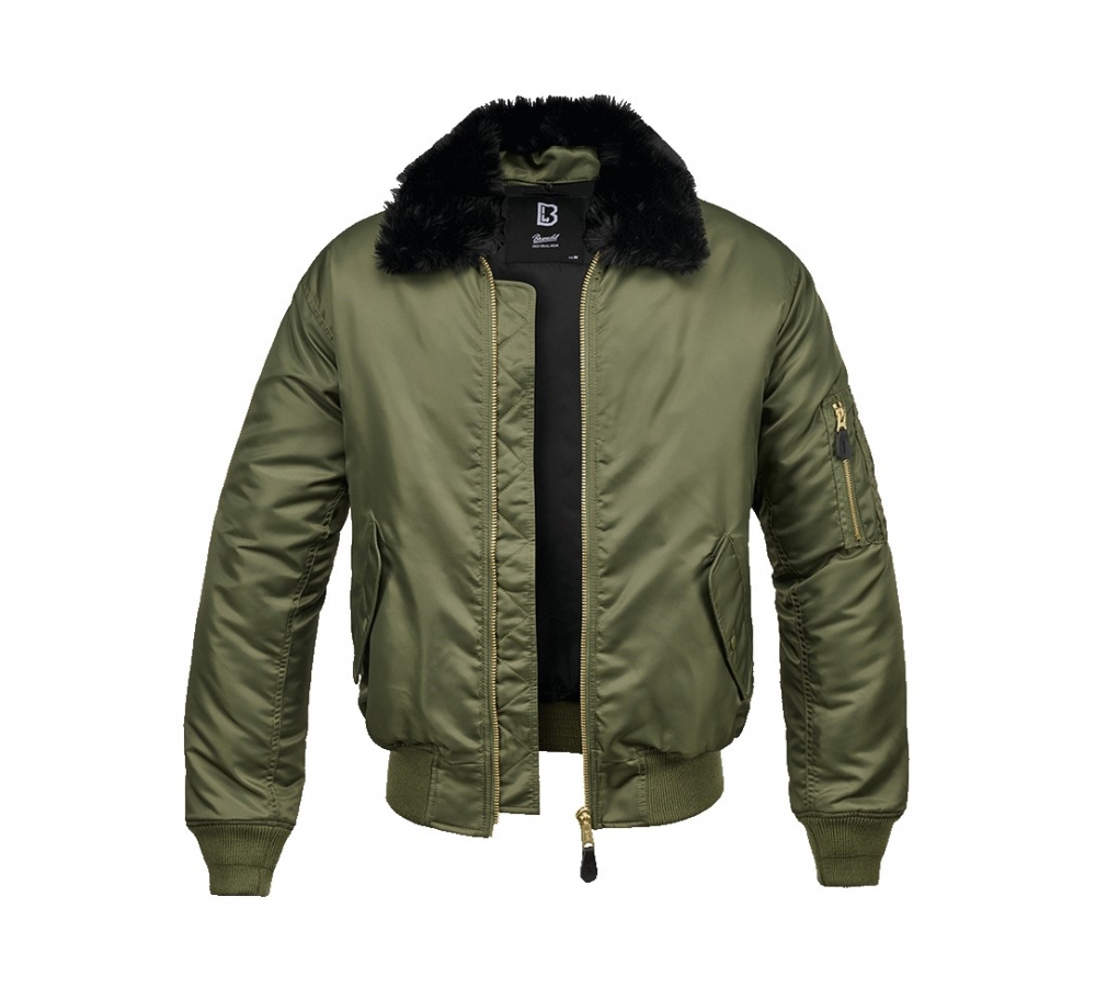 MA2 Fur Collar Jacket olive
