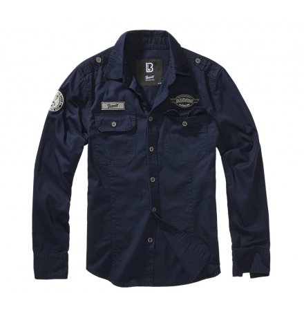 Luis Vintage Shirt Long Sleeve navy