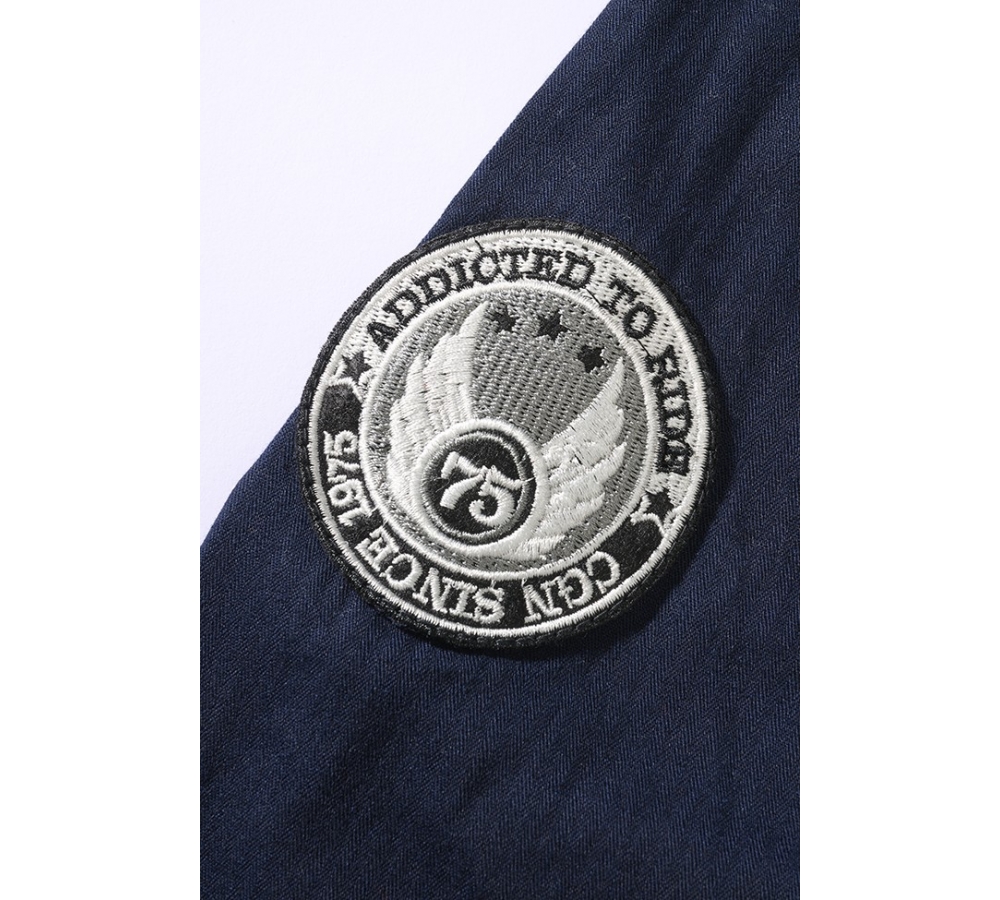 Luis Vintage Shirt Long Sleeve navy