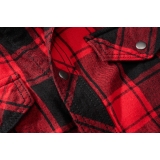 Check Shirt Sleeveless red/black