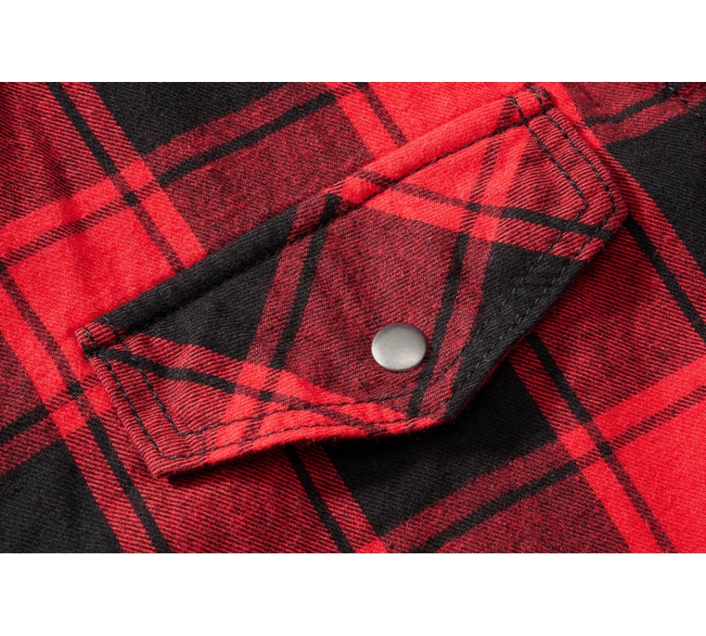 Check Shirt Sleeveless red/black