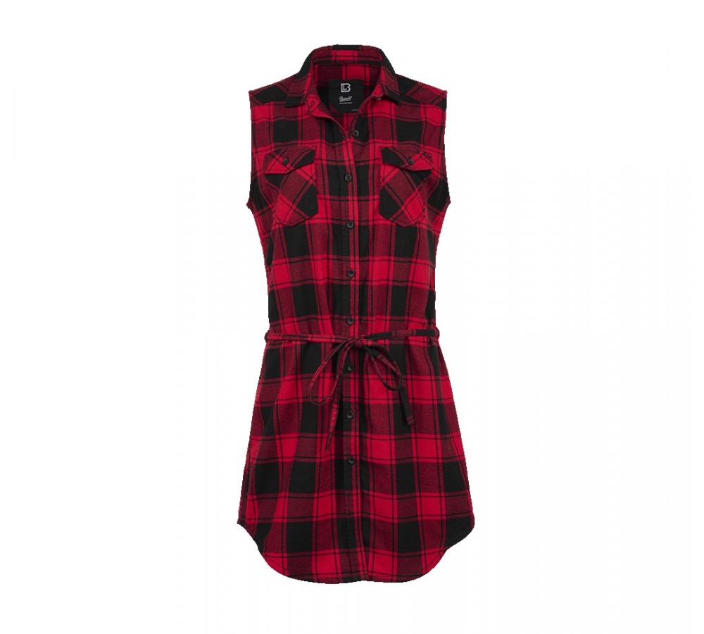 Women Gracey Longshirt Sleeveless red/black