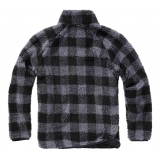 Veste Teddyfleece noir/gris