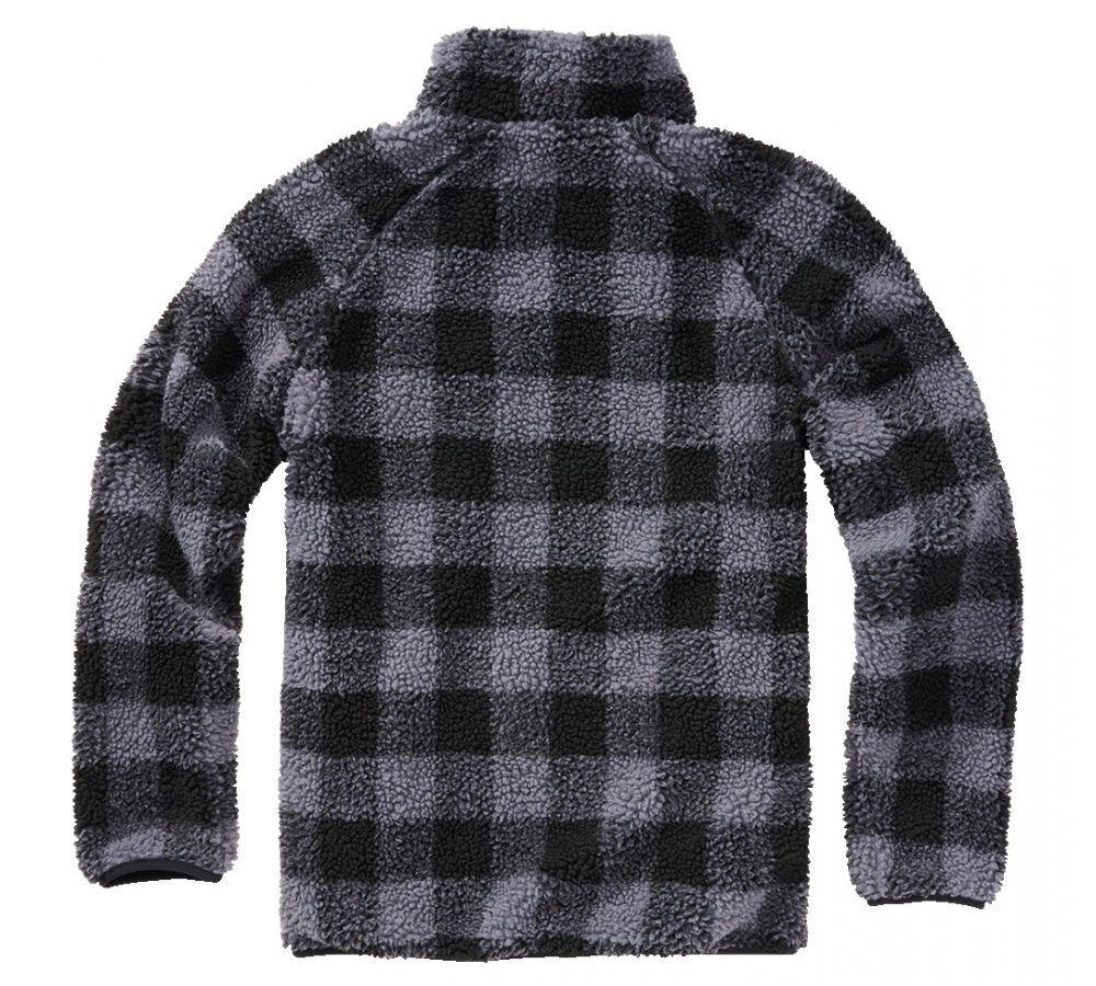 Teddyfleece Troyer black/grey