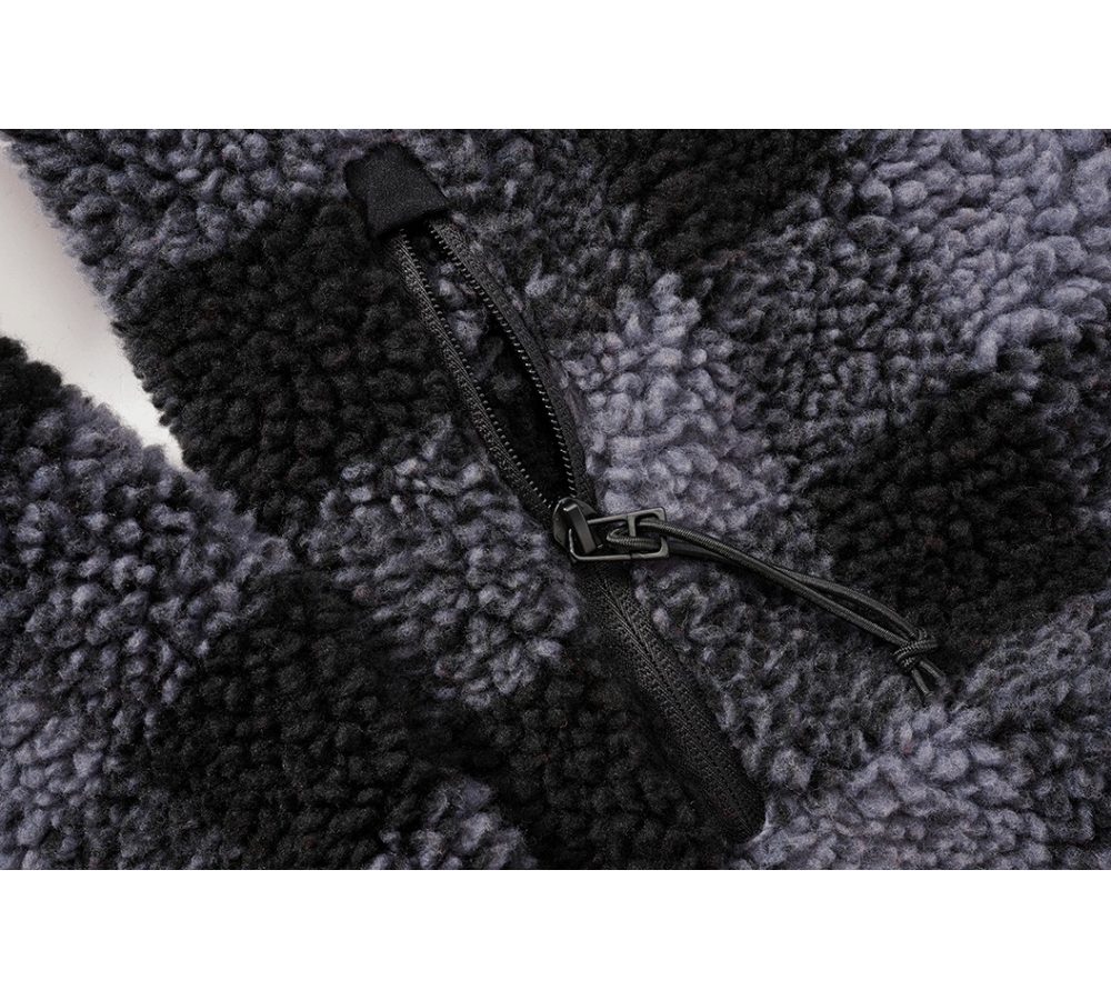 Teddyfleece Troyer black/grey
