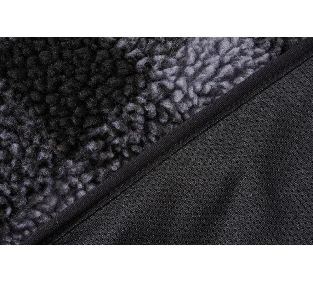Teddyfleece Troyer black/grey