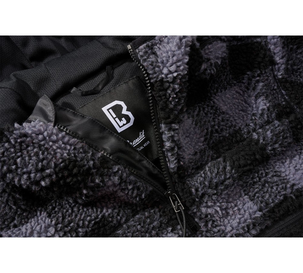Polar Teddyfleece Worker czarny/szary