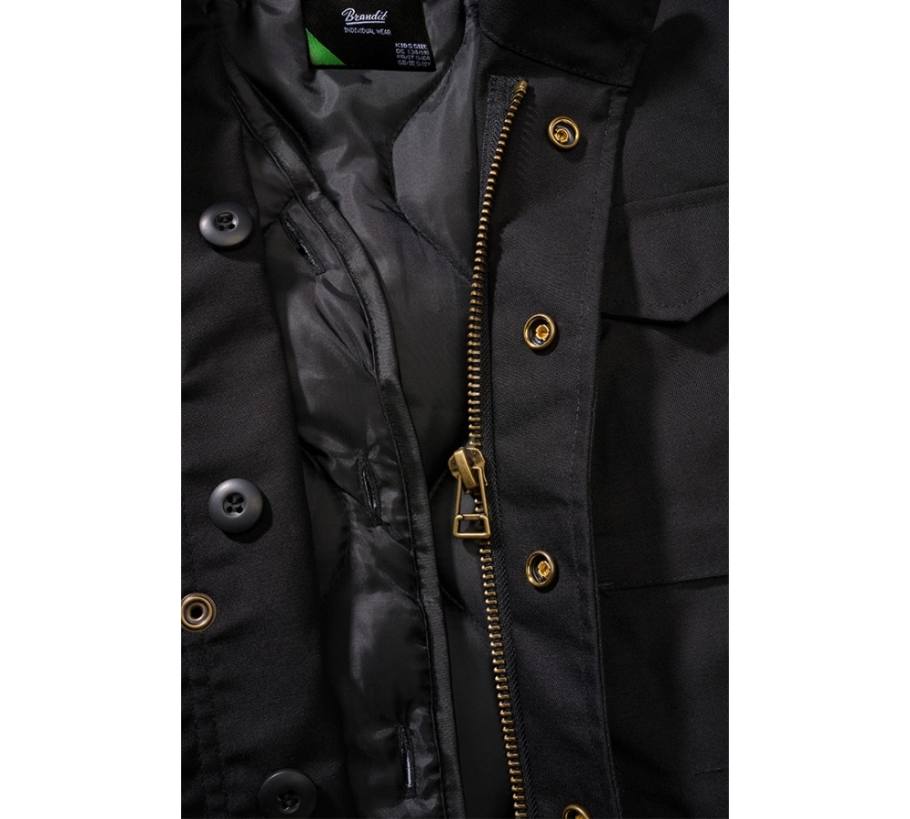 Brandit Kids M65 Standard Jacke, Schwarz