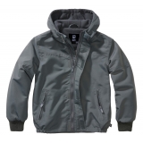 Kids Frontzip Windbreaker anthracite