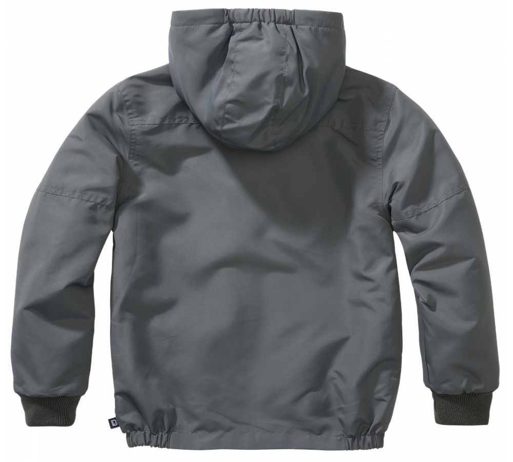 Kids Frontzip Windbreaker anthracite