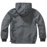 Kids Frontzip Windbreaker anthracite