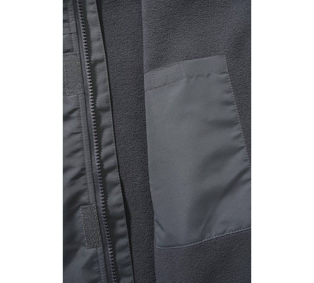 Kids Frontzip Windbreaker anthracite