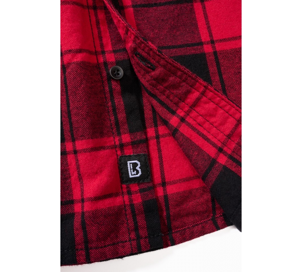 Kids Check Shirt Long Sleeve red/black