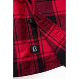 Kids Check Shirt Long Sleeve red/black