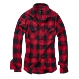 Women Amy Flannel Shirt Long Sleeve red/black